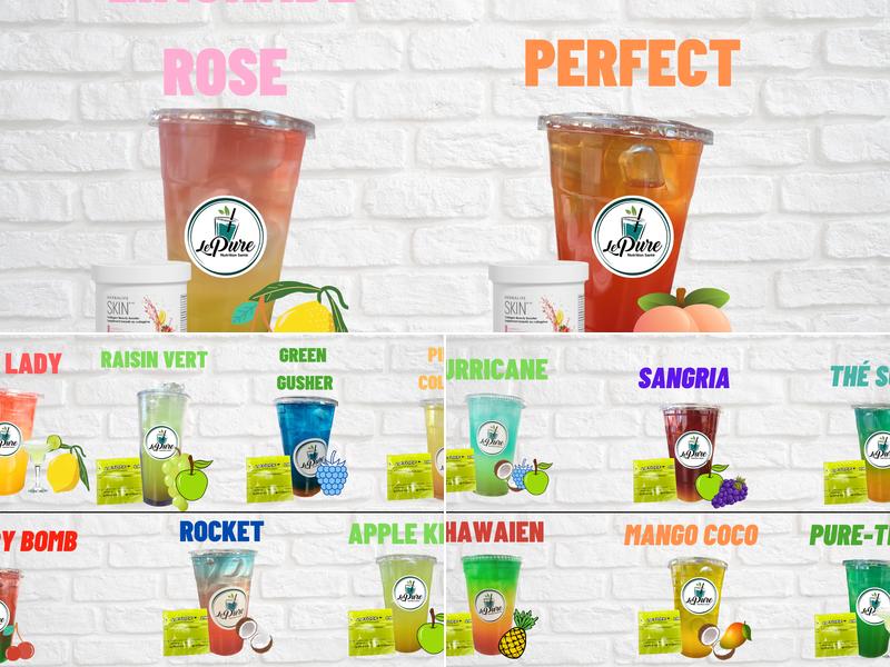 Le Pure Nutrition Menu