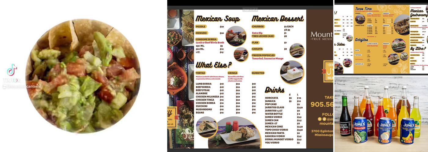 Mount Sinai - True Mexican Taste Menu