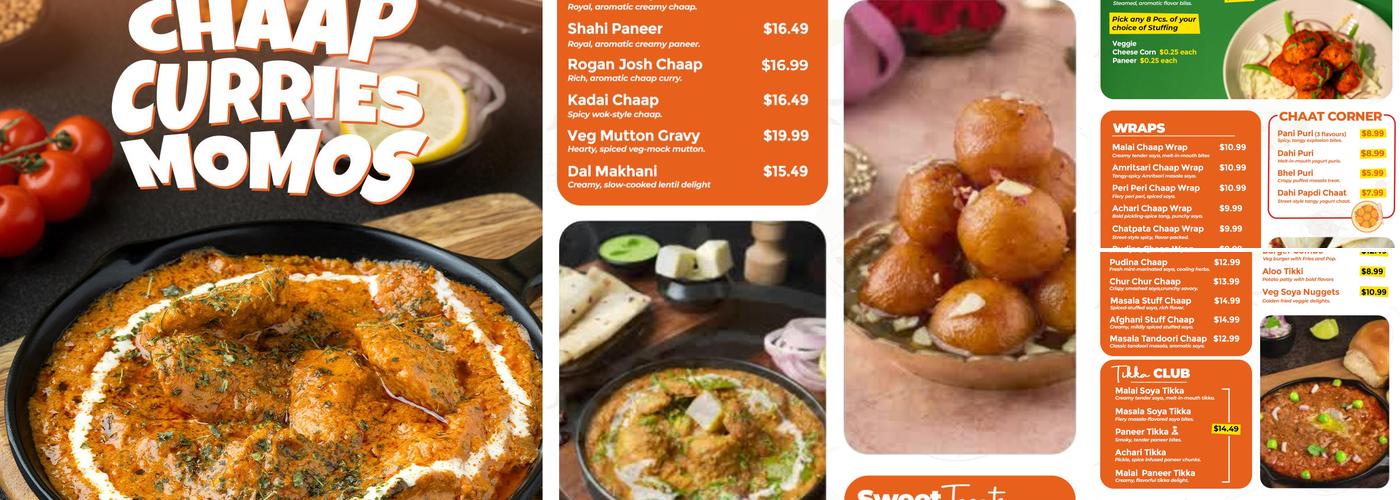 Punjabi Chaap Corner Dixie Menu