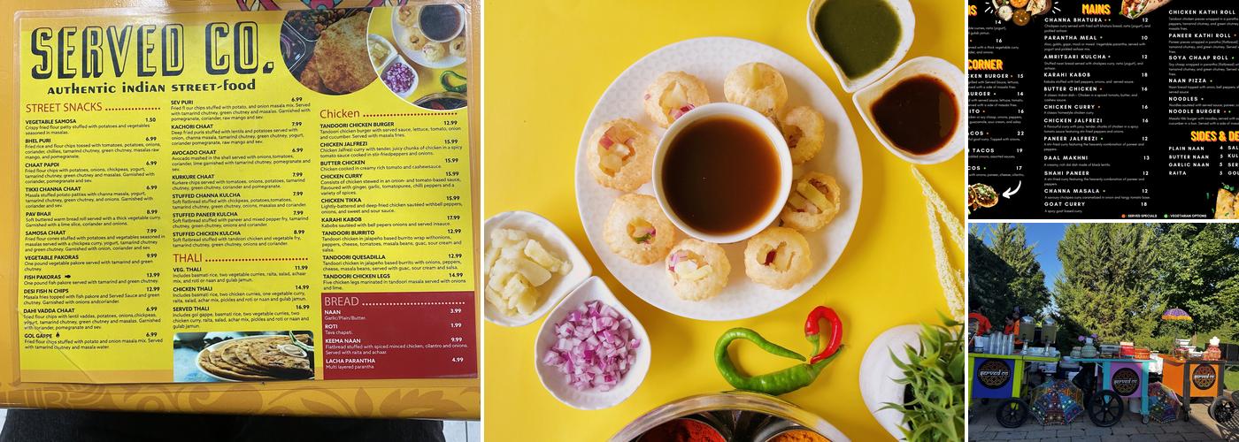 Served Co Menu