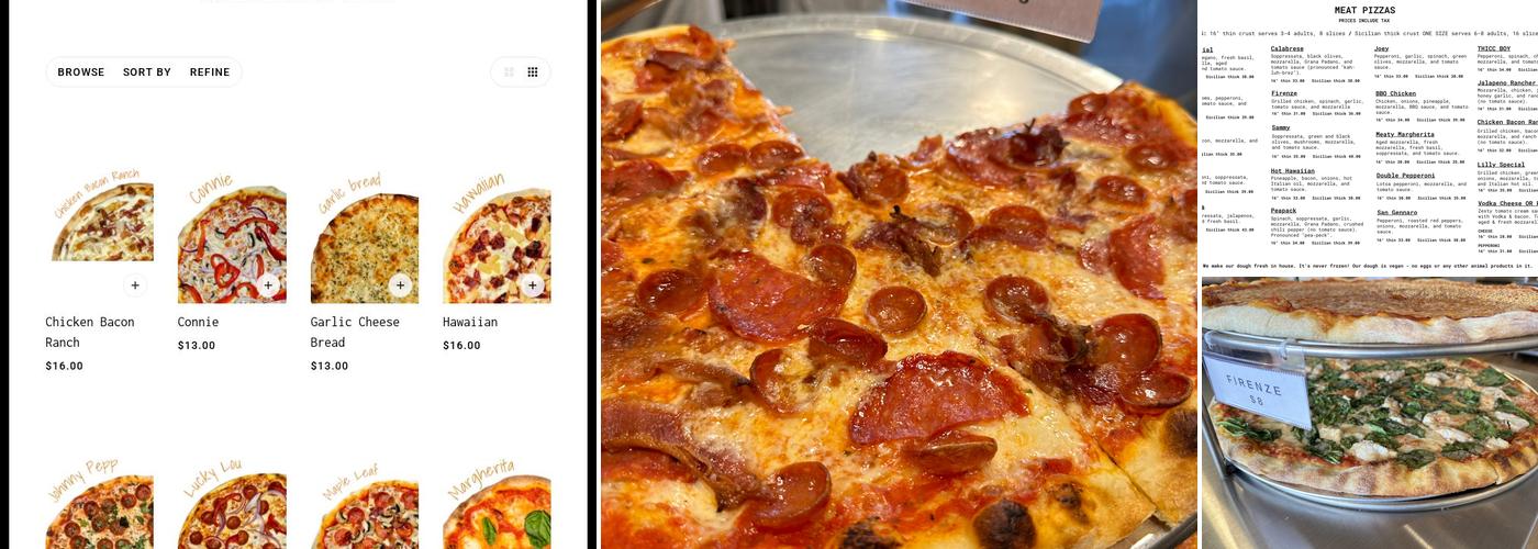 Pizza Nostra 245 Menu