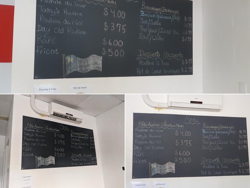 Chez Memere Poutine & Rape Inc Menu