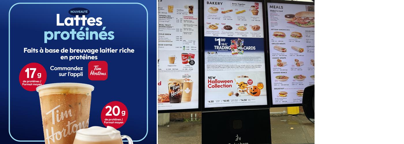 Tim Hortons Menu
