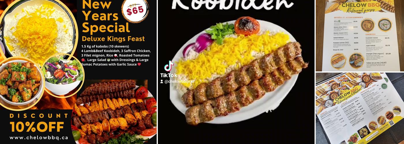 Chelow BBQ - Persian Restaurant Montreal(HALAL) Menu