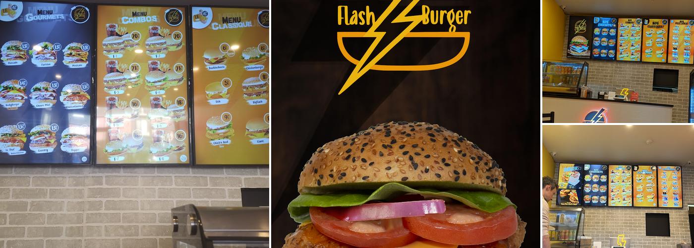 Flash Burger Menu