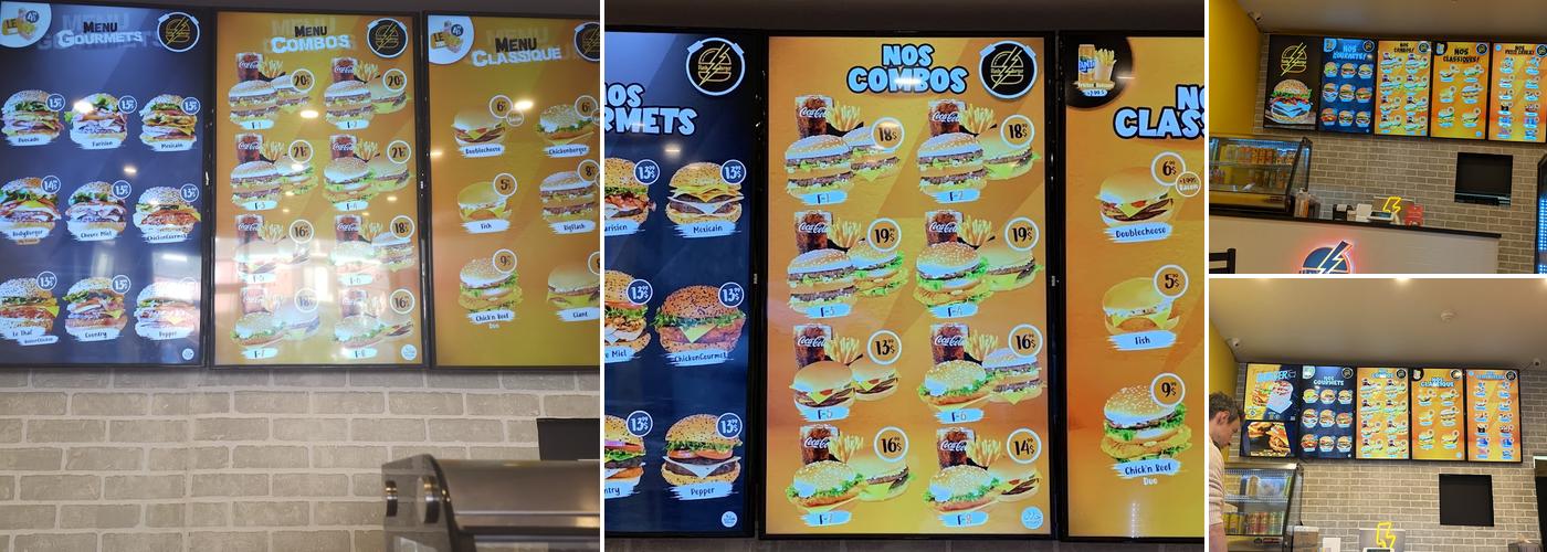 Flash Burger Menu
