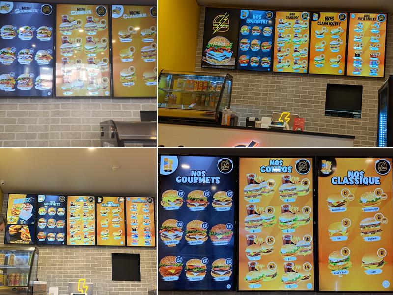 Flash Burger Menu