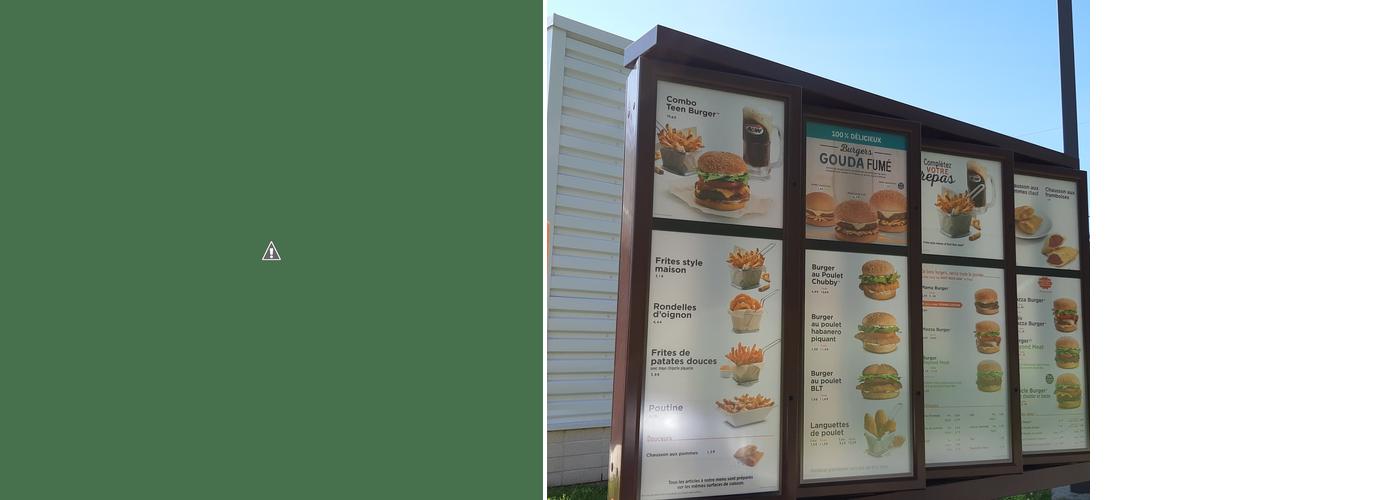 A&W Canada Menu