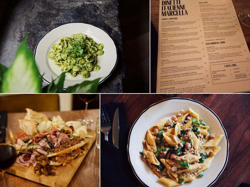 Dinette Marcella Menu