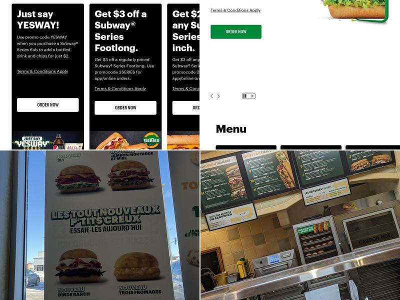 Subway Menu