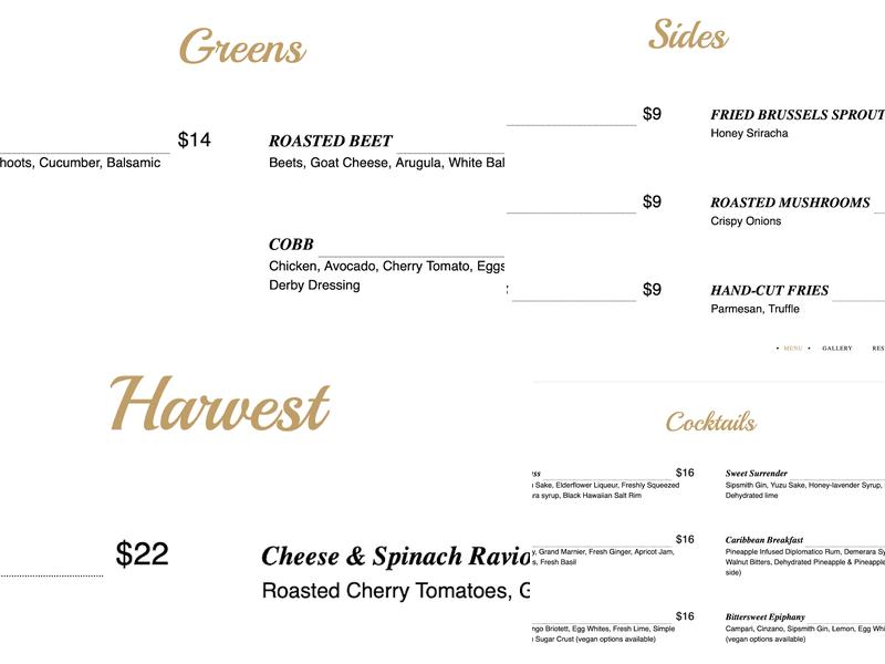 Beacon Menu