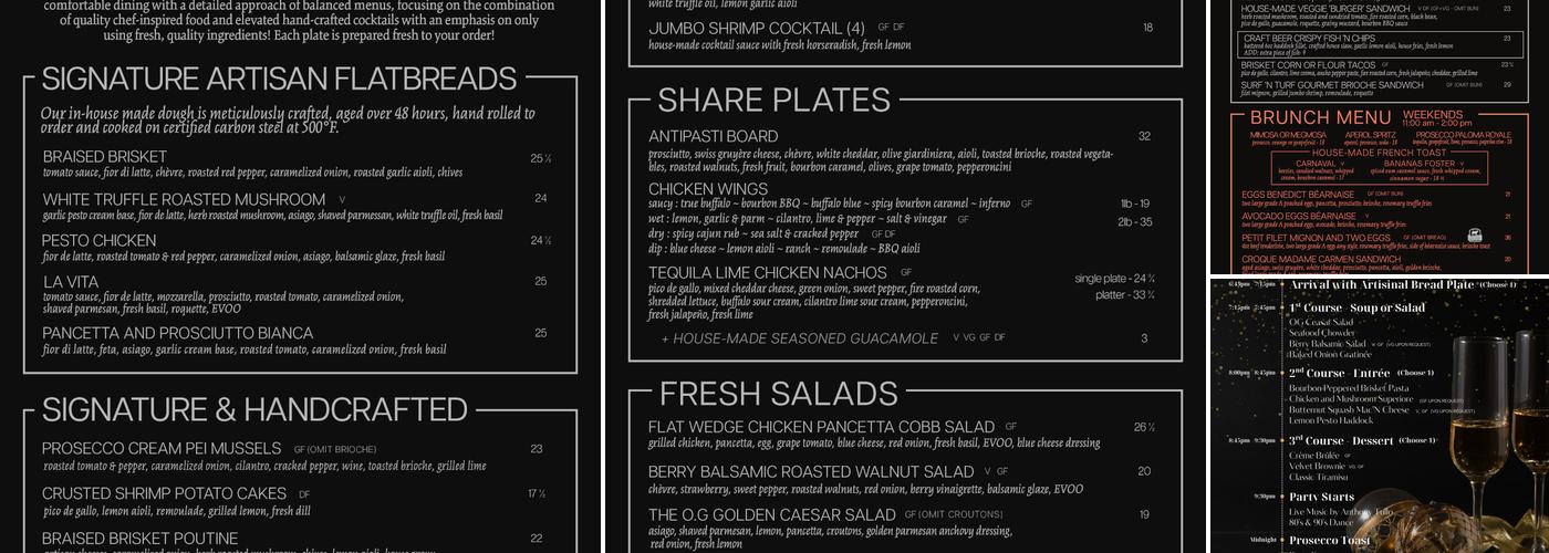 Easy on Fourth Menu