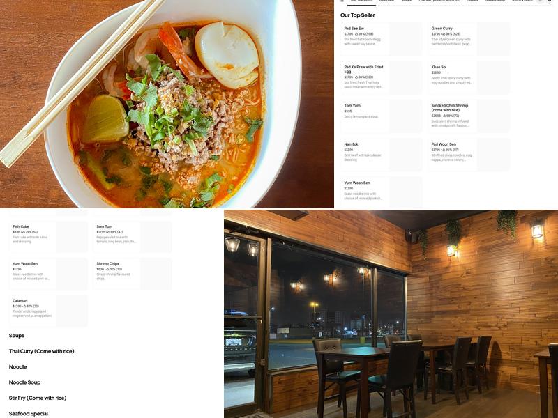 Ayothaya Thai Kitchen Menu