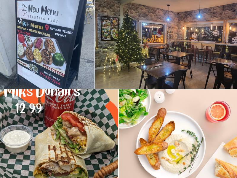 MIKS Food Studio Menu