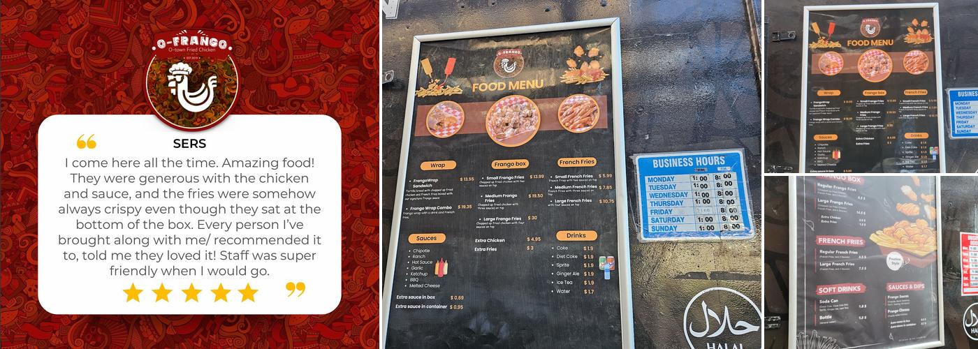 O-FRANGO Menu
