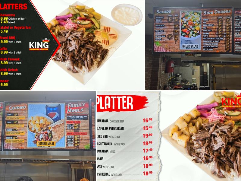 Bank Shawarma & Poutine Menu