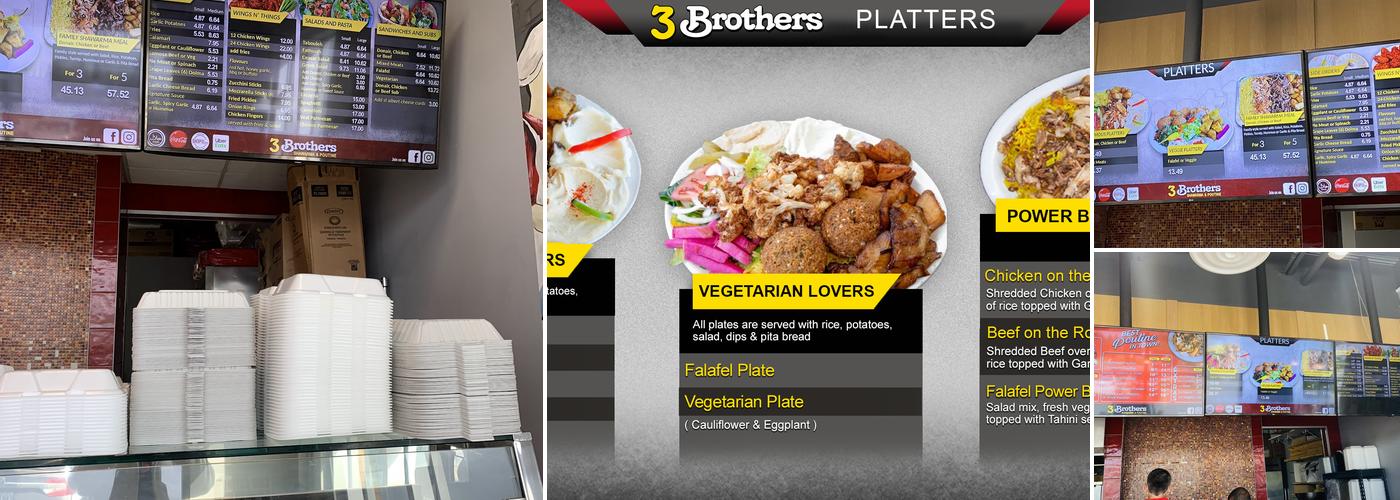 3 brothers Shawarma & Poutine Menu
