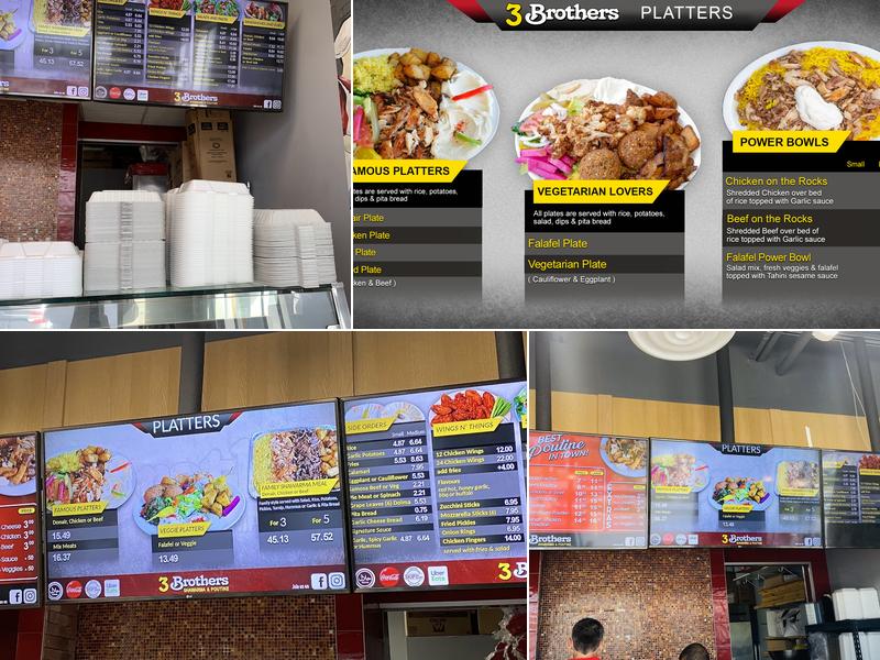 3 brothers Shawarma & Poutine Menu