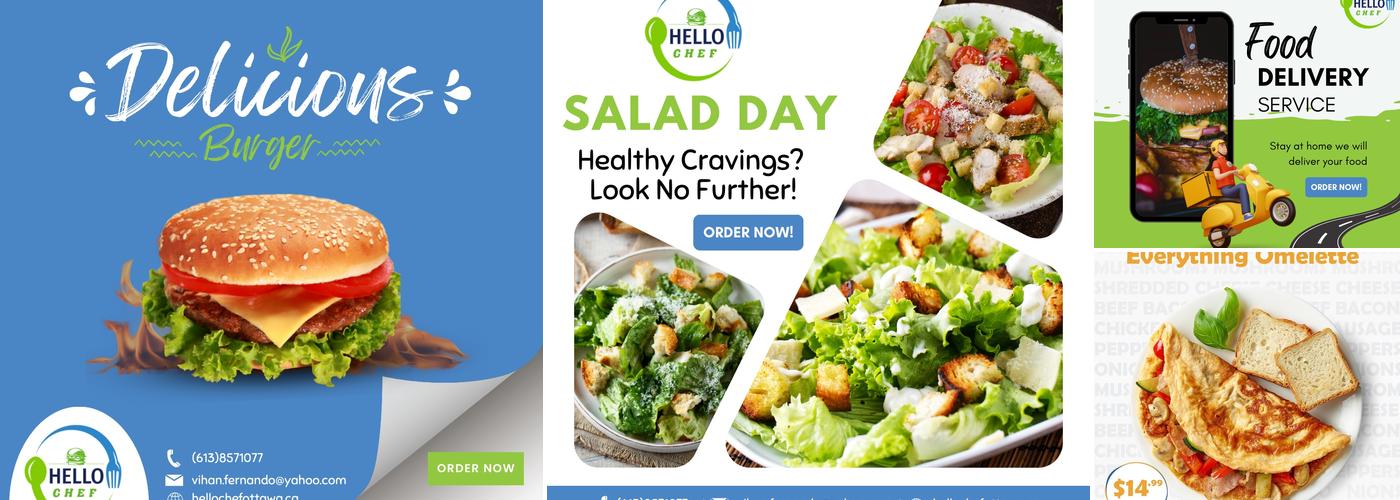 Hello Chef - Takeaway Restaurant in Ottawa Menu