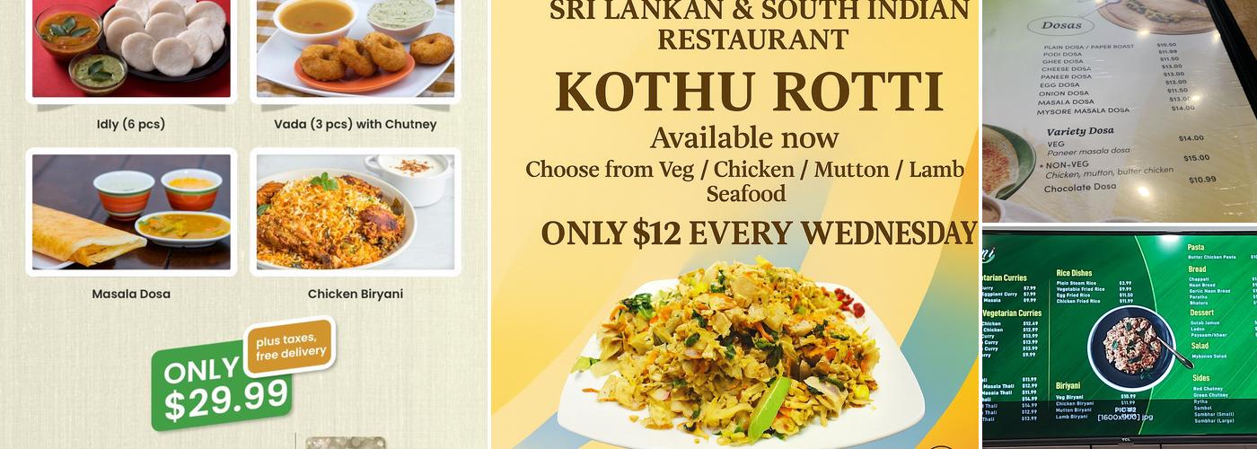 Ayini Restaurant Menu