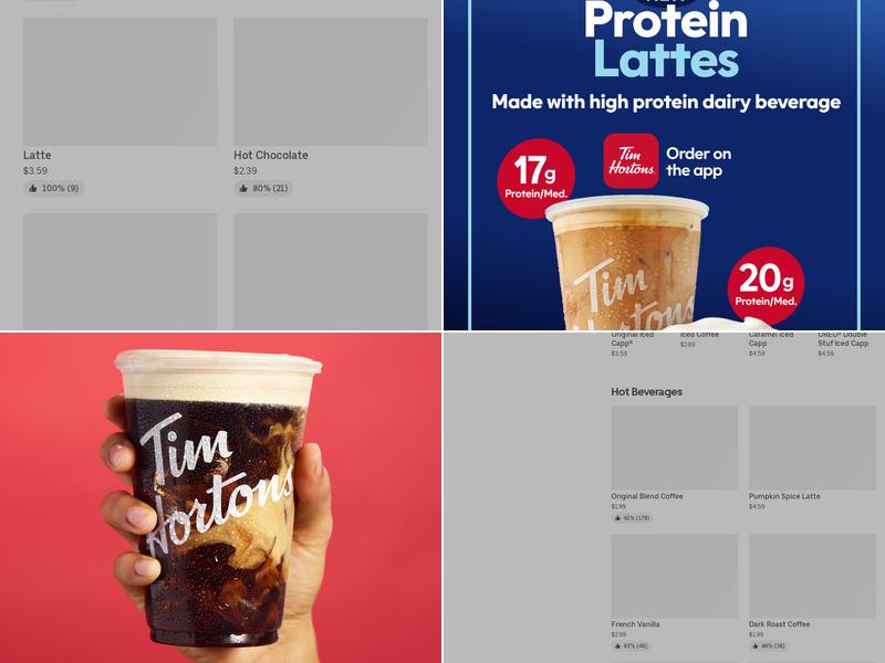 Tim Hortons Menu