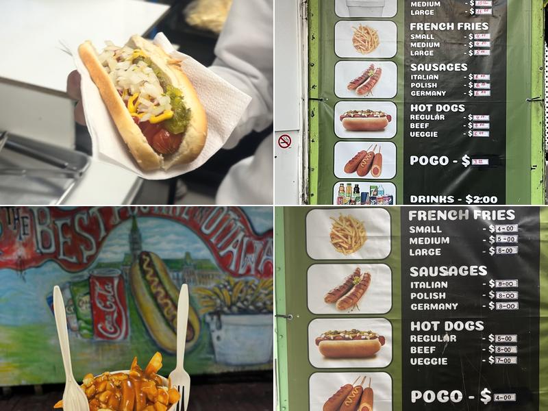 Sasha's Poutine Menu