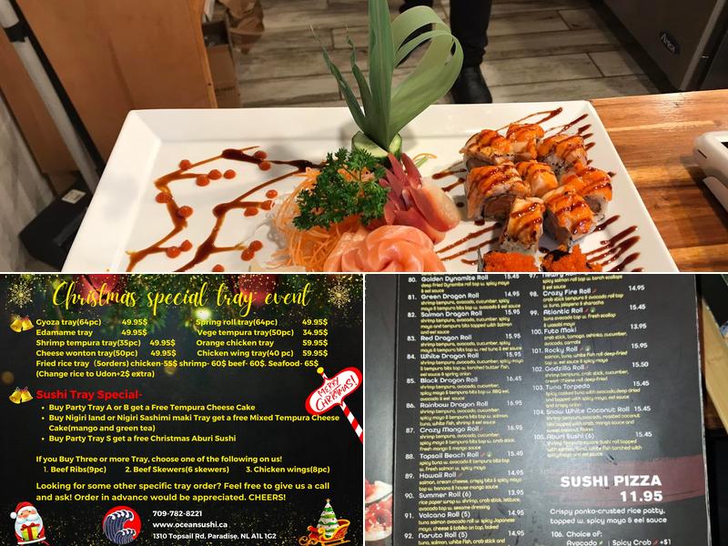 Ocean Sushi Menu
