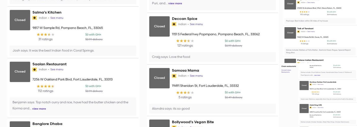 THE DESI KITCHEN INC Menu