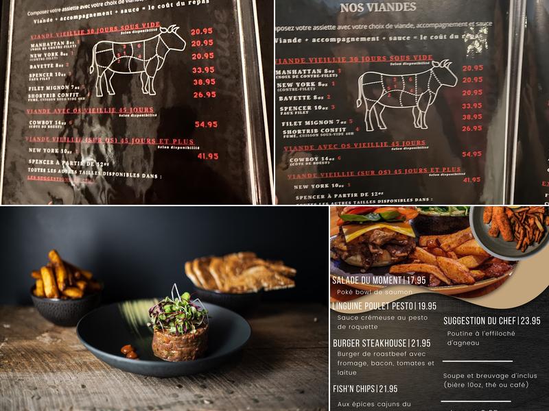 Le Steak House Pont Rouge Menu