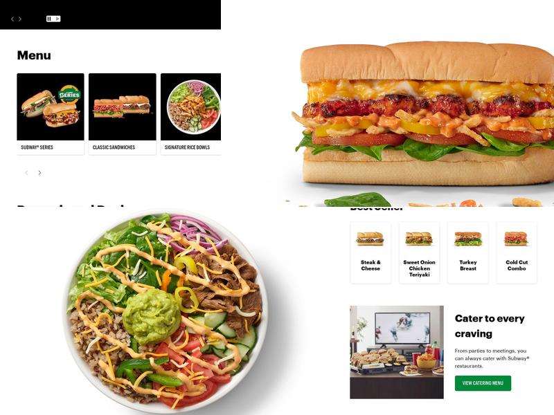 Subway Menu