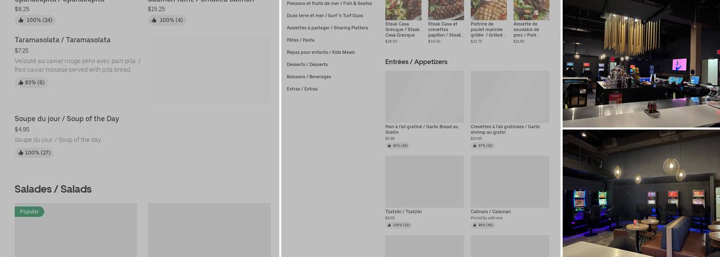 Café Bistro Royal Menu