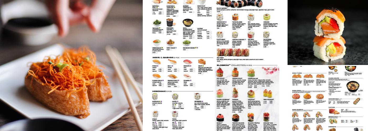 Sushi Shop Hamel Menu