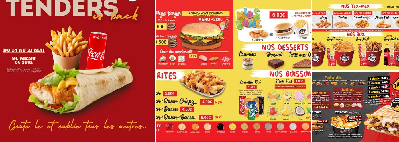 BURGER LAND Menu