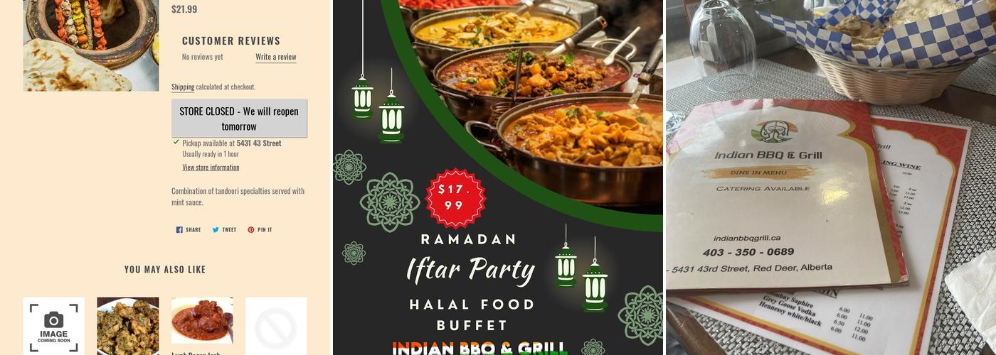 Indian BBQ & Grill Menu