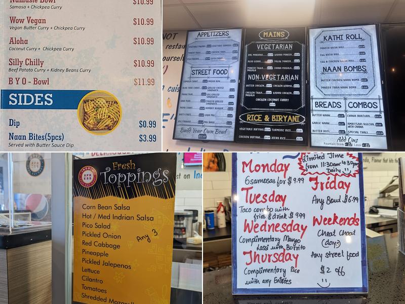 Da India Curry Xpress Menu