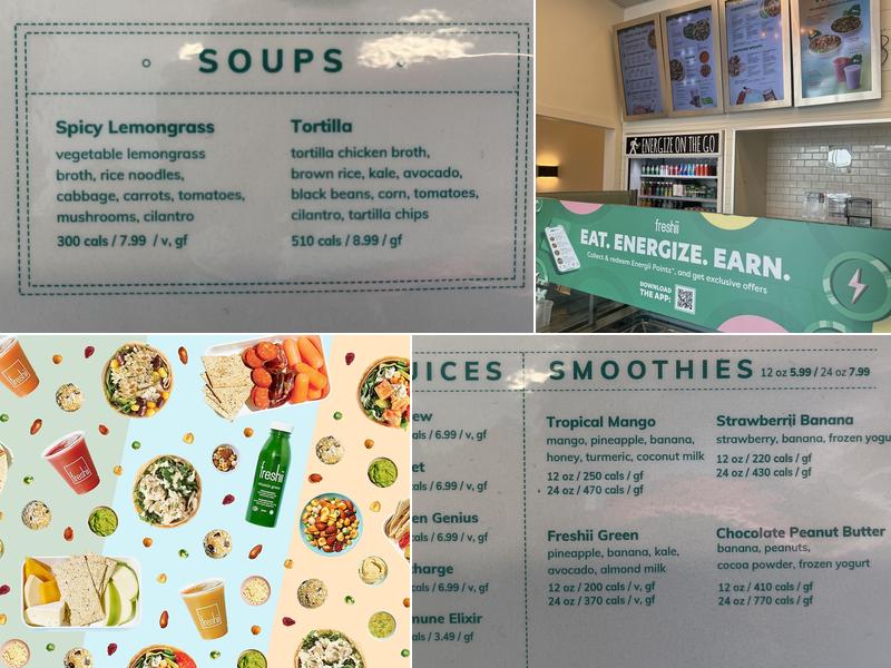 Freshii Menu