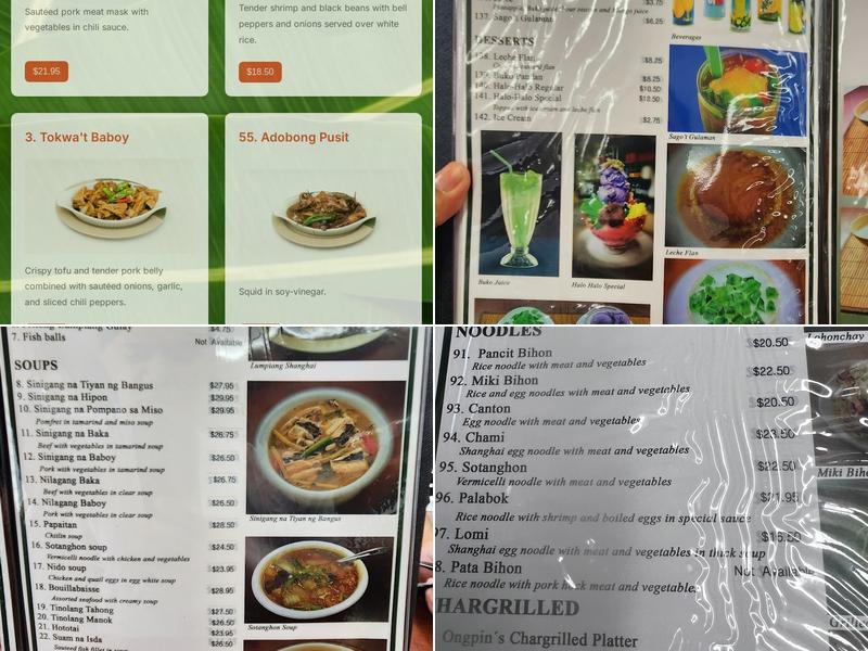 Little Ongpin Restaurant Menu