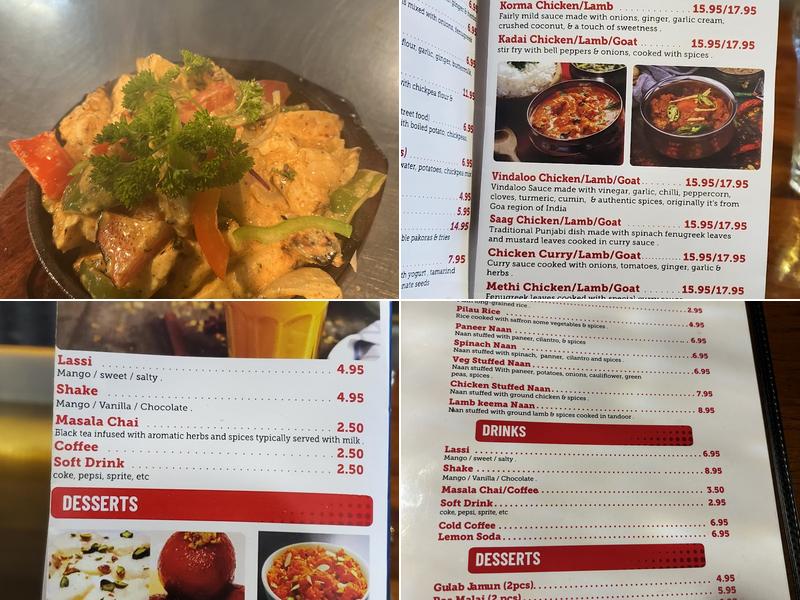 Star6 Indian Cuisine Menu