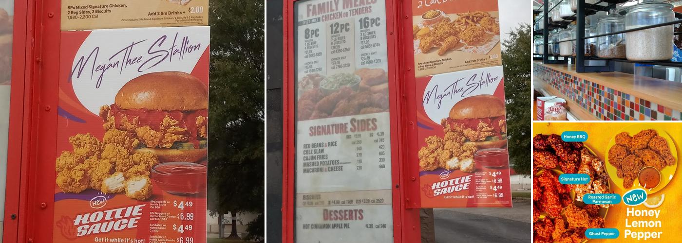 Popeyes Louisiana Kitchen Menu