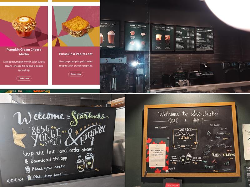 Starbucks Menu