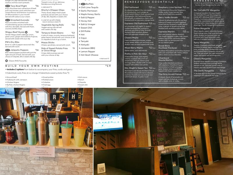 Rendezvous Menu