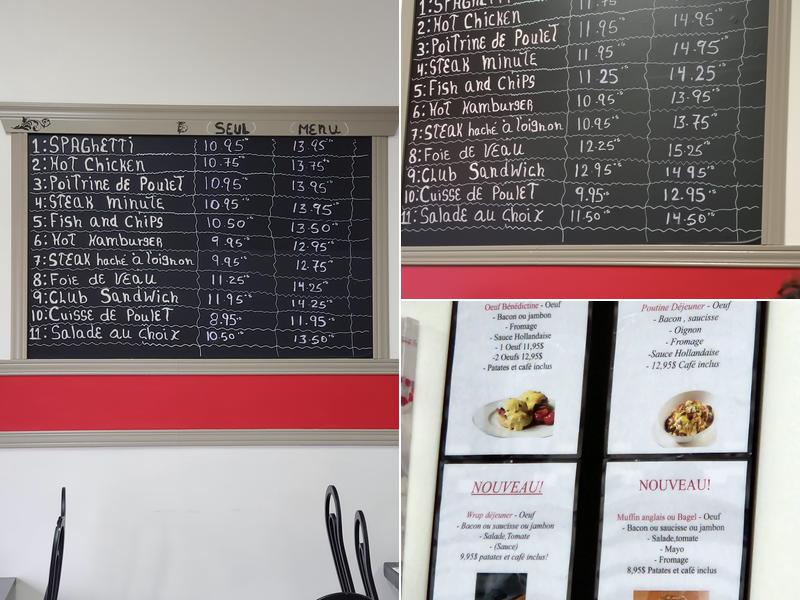 Restaurant Chez Annie Menu