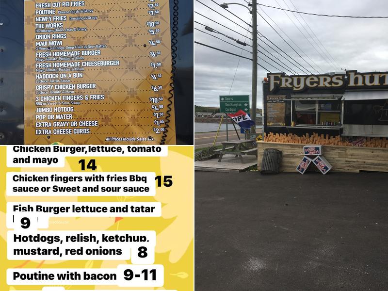 Fryers Hut Menu