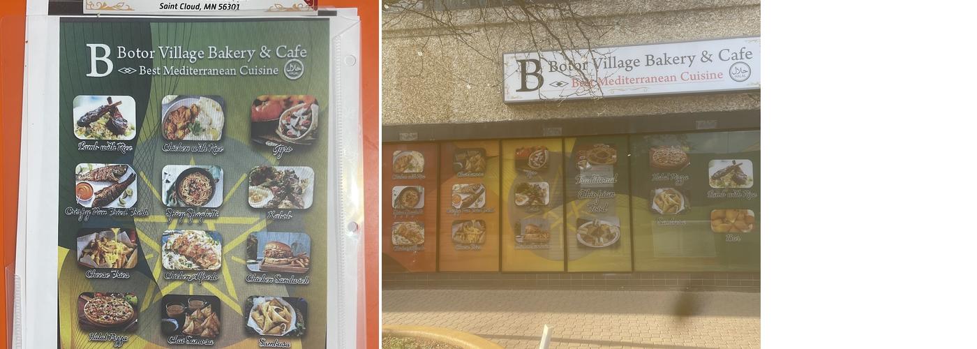 Botor Village Cafe & Bakery Menu