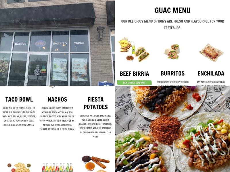GUAC Mexi Grill Menu