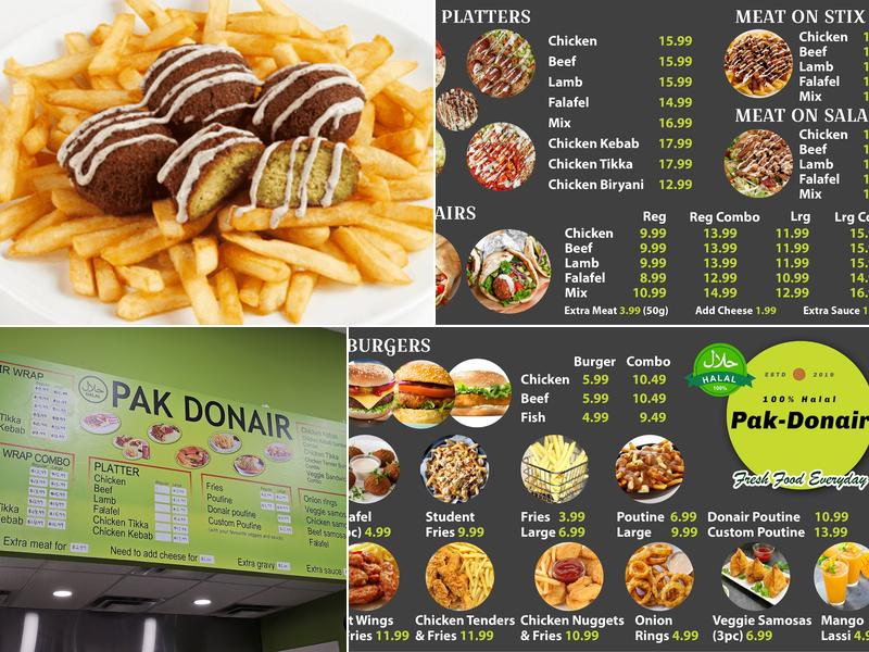 PAK DONAIR Menu