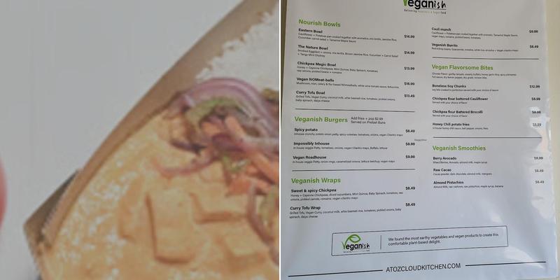 A to Z Cloud Kitchen Menu