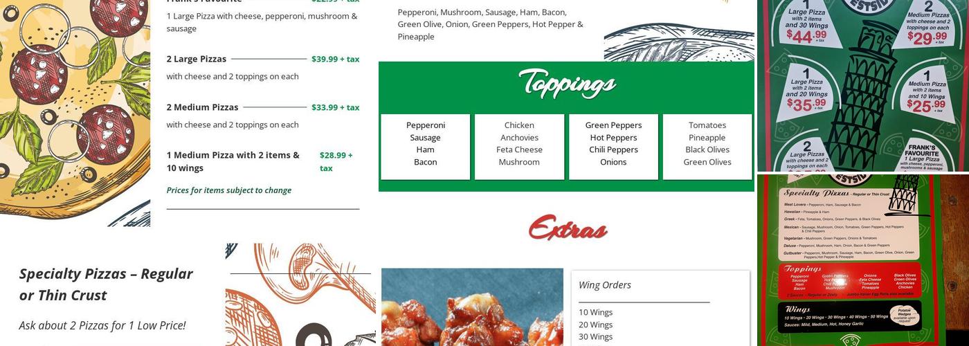 Pisa Pizza West Menu