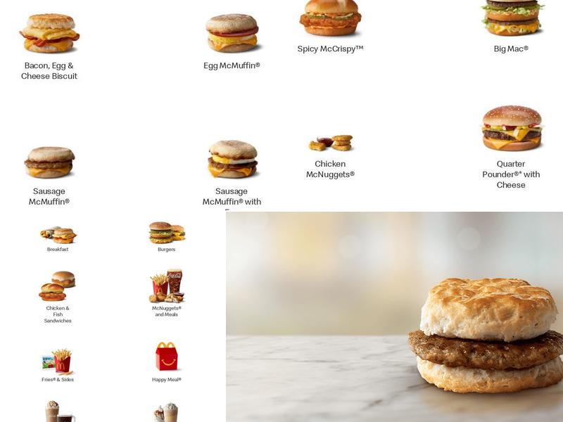 McDonald's Menu
