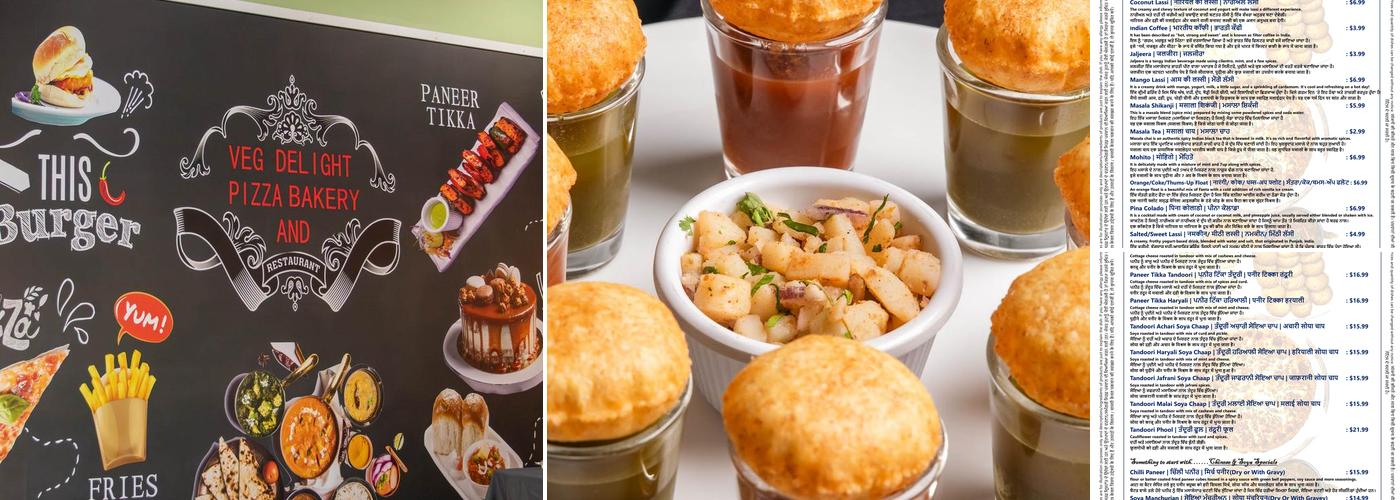 VEG DELIGHT PIZZA BAKERY AND RESTAURANT LIMITED Menu